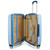 Light Blue Mia 3 Piece Expandable Retro Luggage Set