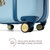 Light Blue Mia 3 Piece Expandable Retro Luggage Set