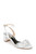 Soft White Taylin Low Glamour Sandal Front Side