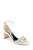 Soft White Teela Block Heel Sandal Front Side