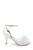 Soft White Terris Mid Heel With Poof Side