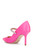 Hot Pink Theory Satin Mary Jane Stiletto Back Side