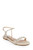 Ivory Thora Jeweled Flat Sandal Front Side