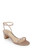 Rosegold Danni Low Block Heel Sandal Front Side