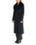 Navy Romance Wool Blend Plaid Coat Alt Side