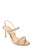 Rose Gold Donna Stiletto Sandals Front Side