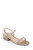 Light Gold Aaliyah Block Heel Sandal Front Side