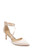 Champagne Alaia Pointed-Toe Kitten Heel Side