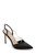 Black Alegria Pointed Toe Stiletto Front Side