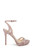 Rose Gold Arianna Shimmering Platform Stiletto Front