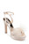 Soft Nude Sophie Platform Sandal with Tulle Flower Front Side