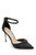 Black Geena Glamour Stiletto Heel Front Side