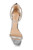 Silver Genny Curvy Heel Sandal  Sole