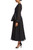 Black Statement Loop Cocktail Dress Side