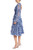 BlueBerry Floral Deep-V Party Dress Side