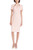 Primrose Pleated Cutout Neckline Dress Front
