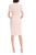 Primrose Pleated Cutout Neckline Dress Back