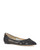 Black Gigi Pointed Toe Flat Evening Shoe