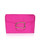 Hot Pink Aubrey Satin Envelope with Organic Shape BuckleFront