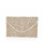 Ivory Emma Beaded Envelope Clutch Front