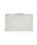 White Clover Bugle Bead Frame Clutch Front