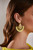 Golden Seed Beads and Sequin Fan Earrings Asset