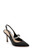 Black Verena Slingback Stiletto Heels Front Side