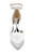 Soft White Eliana Pointed Platforms Front