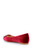 Ruby Red Emerie Crystal Buckle Flat Back Side