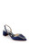 Midnight Emmie Block Heel Slingback with Crystal Buckle Front Side