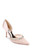 Clay Pink Everley Satin D'orsay Heels with Embellishments Front Side