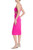 Pink Strappy Cage Waist Dress  Side
