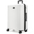 White Evalyn 3 Piece Expandable Luggage Set Back