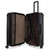 Black Evalyn 3 Piece Expandable Luggage Set Open