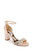 Seashell Finesse Ankle Strap Evening Shoe Front