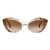 Taupe Zelie Sunglasses Front