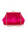 Hot Pink Cosima Satin Kisslock Framed Clutch Model