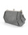 Pewter Genevieve Sparkle Pleated Frame Bag Side