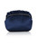 Navy Aura Ruffled Top Clutch With Crystal Clasp Front