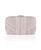 Silver Cleo Shimmer Pleated Minaudiere Model
