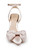 Champagne Yanna Satin Stiletto with Bow Front