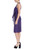 Ultra Violet Bow Front Racer Back Sheath Side