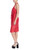 Red Bow Front Racer Back Sheath