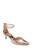 Champagne Lilibeth Dual-Strapped Kitten Heels Front Side