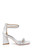 Soft White Lillie Crystal Dual-Strapped Block Heels Side