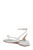 Soft White Lola Pearl Toe Sandal with Block Heel Back Side