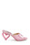 Diamond Pink Lucid Heart Mules  Side