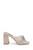 Nude Camelia Crystal-Embellished Peep-Toe Mules with Block Heel Side