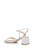 White Lizard Carlota Textured Block-Heeled Sandals Back Side