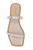 Rosegold Honesty Flat Sandals with Gemstone-Studded Straps Top